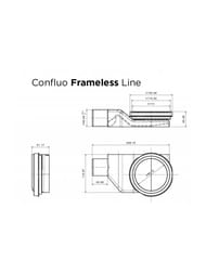 ������� ����� BETTOSERB Drain Frameless Line 950�� � ��������, ����.������,����� �������