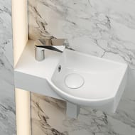 Раковина подвесная Ceramicanova Element 400х220х120 прямоугольная, перелив, белый CN6039R