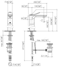 ��������� ��� �������� Dornbracht Lisse 33506845-00 �������, ��������., � ������ ��������, ����