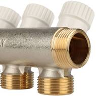 Коллектор распределительный STOUT 3/4", 4 отвода 3/4"ЕК SMB 6851 343404