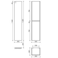 ����-����� SANCOS Libra (350x300x1600) ���������, ��� ������, ��� ��������� PLB35ECH