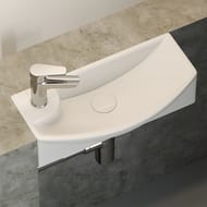 Раковина подвесная Ceramicanova Element 455х220х130 чаша справа, отв. под смеситель,белый CN6038R