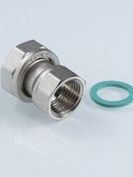 Муфта VALTEC 3/4"х1/2" ВВ с накидной гайкой, VTr.614.N.0504