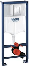Grohe Rapid SL Инсталляция для подвесн.унитаза 3 в 1,с накладной панелью Skate Cosmopolitan 38772001
