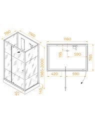 ������� ������ RGW Andaman AN-207 (800�1200�2000) ������ 5�� Frost Line/������� ����� 411320782-95