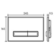 ������� ����� Aqueduto RETANGULO, ������������ ����������, ABS-�������, ������� ����, ���� RET0100