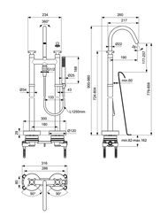 Ideal Standard JOY NEO ��������� ��� �����/���� BD168AA ���������, �������������, ����