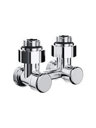 Узел нижнего подключения угловой ROYAL THERMO Design 1/2"х3/4"ЕК хром RANDU11234CH — миниатюра 1