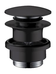Hansgrohe Слив Push-open для раковины и биде, черный матовый 50100670 — миниатюра 1
