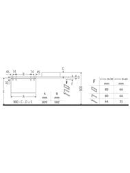    Duravit L-Cube 820400477 2 ,   LC582902222