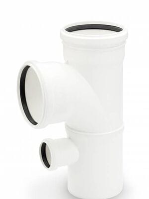Крестовина REHAU 110х110х50х110х87° шумопоглощающая, с параллельными отводами 11009291002