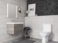 Унитаз Cersanit CITY Clean On (670х375х770) без обода, сиденье тонкое м/л S-KO-CIT011-3/5-COn-S-DL-w