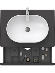 ����� ��� �������� Duravit D-Neo 800�550�644��, ���������, 2 �����, ������ ������� DE4967004490000