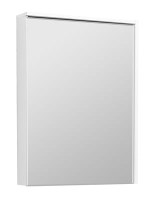 Зеркальный шкаф AQUATON Стоун 60 1A231502SX010 600x150x833 подсветка, 1 дверца, белый глянец