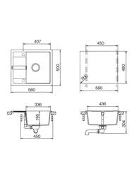 ����� SCHOCK Optima 45D (580�500) Cristalite+, ����: �����   700789