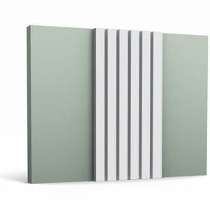 Декоративная панель Orac Decor W111 Bar (250х2000х20) белая (шт.)