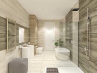 Плитка настенная Trend Madera Plata Rect (250х750) серая (кв.м.) — изображение 3