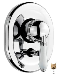 Внешняя часть Nicolazzi Cinquanta смесителя для ванны, ручка Petit Mont Blanc, бронза 3460BZ76 — миниатюра 1