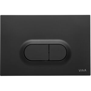Клавиша смыва двойная VITRA Loop пластик, цвет черный матовый 740-0511