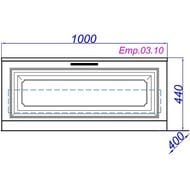 Aqwella Empire 100 ����� ��������� (1000�445�400), 1 ����, ���� ����� Emp.03.10/W