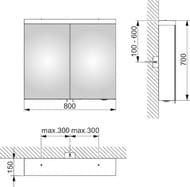 - Keuco Royal Reflex.2 800700150 , , 2 ,  24203171301