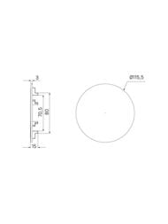 ������������ �������� Iddis Kitchen Line 115�115 ����������� �����, ����� CAPBS00i59