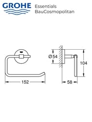    Grohe BauCosmopolitan 40457001 
