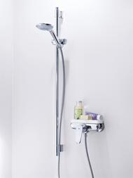Душевой набор Grohe Euphoria 110 Champagne 27232001 (Штанга, шланг, лейка, полочка)
