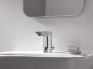 Смеситель для раковины Grohe BauCosmopolitan E инфракрасный 36451000 питание от батарейки, хром