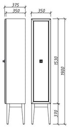 ����� ��������� Caprigo ��������� 350�1900�375 �����, ���� �����/������ 13750.37L-B016/B032