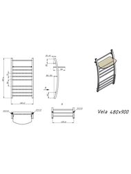 GROTA VELA  "" 480x900  . , . , / . D-1/2"
