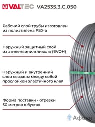     VALTEC 253,5,  50, PE-Xa/EVOH, VA2535.3.C.050