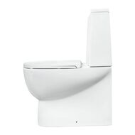 Унитаз компакт Sanita Luxe INFINITY Rimless Slim (635х360х820) безободковый, сиденье м/лифт WC.CC/Infinity/2-SlimDM.Rim/WHT.G/S1