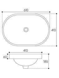 �������� ��������� Aqueduto Inserto 610�410�185 ��������, � ���������, ����� ��������� INS0110