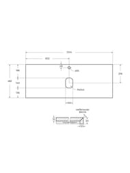 ���������� BelBagno (1204x462�19) ��������.,� ���. ��� ���������, Marmo Nero Opaco KEP-120-MNO