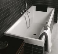 Ванна квариловая Villeroy & Boch SQUARO (1700х750х555) с ножками, белая UBQ170SQR2V-01