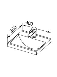 �������� Aquanet ���� 40 400�350 ��, �������� ������, ����� 204094/284296