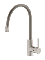 Смеситель IDDIS Kitchen 360 для кухни K36BNJ0i05 однозахватный, высокий, гибкий излив, цвет: сатин