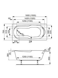   VAGNERPLAST NYMFA 150 (1500700380) ,  VPBA157NYM2E-04