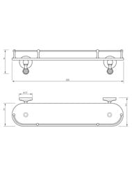 Migliore Amerida ����� c �������� 60 �� ������, ����/SWAROVSKI ML.AMR-60.420.CR