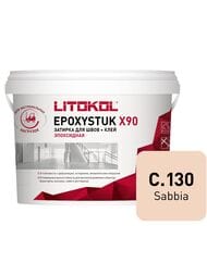 ������� ���������� LITOKOL EPOXYSTUK X90 �.130 Sabbia, �������� 9+1 ��