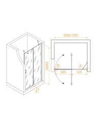 ������� ����� RGW Hotel HO-014 (1100�2000) ���������, ������ 8�� ����������/���� 350601411-11