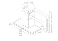 ������� ELICA Thin IX/A/70 LED, 700�420 ��, 1200 �3/�, 277 ��, ����. ����� PRF0144971