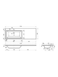 ����� � ��������� Estet Dallas Luxe 1400�482 ���������,2 �����,�������������,����� ��-00002923