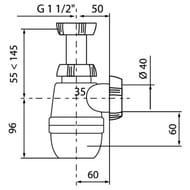 ����� ��� ����� WIRQUIN "�����" 1 1/2�40 ��� ������� 30718023