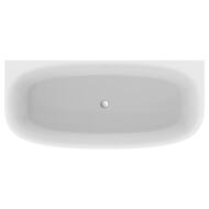 Ванна акриловая Ideal Standard Lux DEA 1800х800х610 пристенная, черная T9940V3