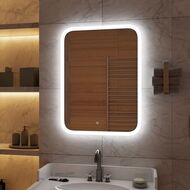 Зеркало Континент Glamour (600x800) с LED подсветкой 6000K и сенсорным выключателем