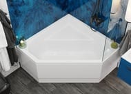 Ванна акриловая VAGNERPLAST CAVALLO CORNER 140 (1400х1400х450) угловая, белая VPBA140CAV3X-04