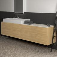 ����� ��� �������� Ideal Standard CONCA (2385x505x540) 4 �����, ������� ���� T4336Y6