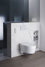 Унитаз-биде GEBERIT AquaClean MeraComfort подвесной, белый+хром арт. 146.214.21.1
